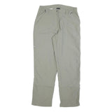 MCKINLEY Womens Regular Fit Beige Polyester Blend Trousers W32 L32 Outdoor Zip