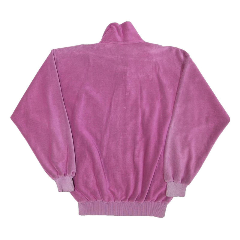 RUFF Womens Pink Polyester Blend Zip Jacket Patterned L