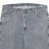 WRANGLER Mens Blue Denim Casual Shorts 2XL W36 Cotton Blend Classic Fit