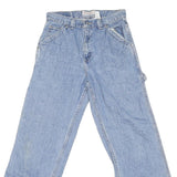 PAITERS Mens Jeans Blue Regular Straight Denim W28 L27 Zip Cotton Blend Workwear