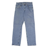 WRANGLER Mens Jeans Blue Relaxed Straight Denim Medium W30 L30 Classic Fit Zip