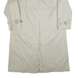 PKZ Mens Beige Cotton Classic Coat L Button Plain Stylish Warm Comfortable