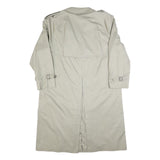 PKZ Mens Beige Cotton Classic Coat L Button Plain Stylish Warm Comfortable