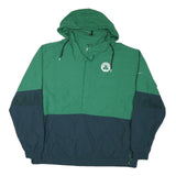 NIKE Mens Green & Navy Celtics Basketball Zip Jacket 2XL Polyester Blend