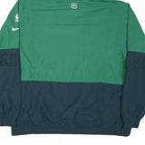NIKE Mens Green & Navy Celtics Basketball Zip Jacket 2XL Polyester Blend