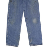 DICKIES Mens Relaxed Blue Denim Jeans W34 L32 Zip Cotton Classic Casual