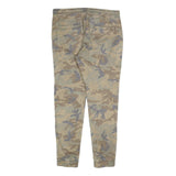 FSBN Mens Cotton Blend Camouflage Slim Tapered Trousers W35 L30 Casual