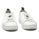 DIESEL Mens Low Top Trainers White Leather UK 6.5 Casual Footwear