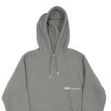 NIKE Womens Grey Hoodie M Soft Fleece Pullover Casual Athletic Wear