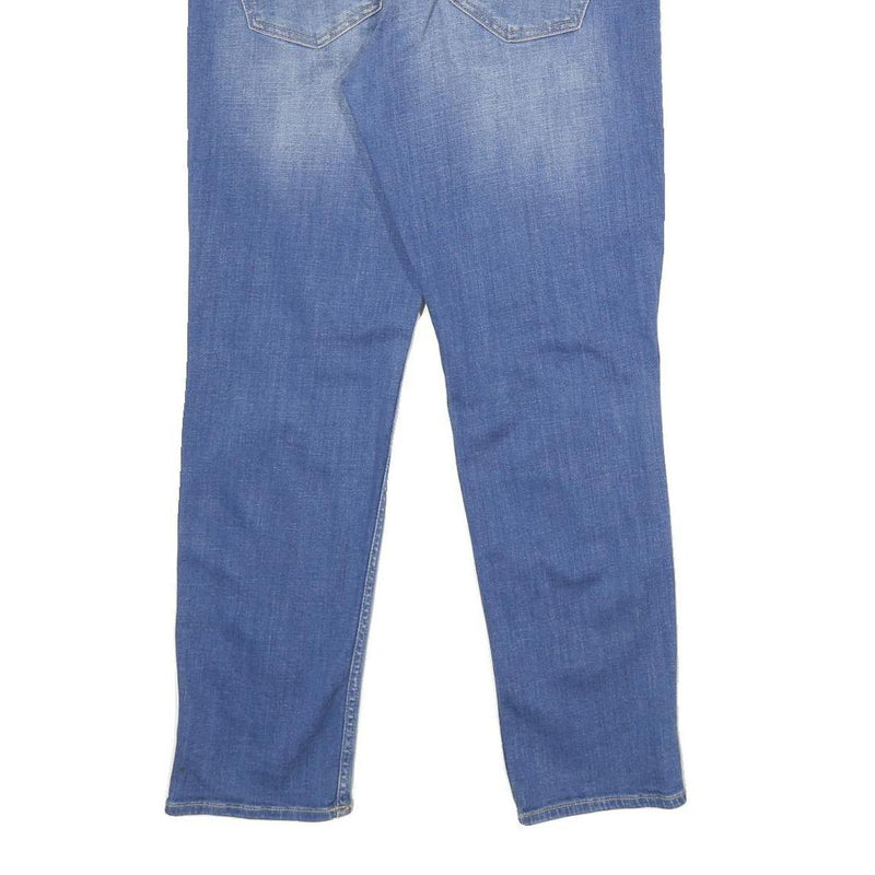 HOLLISTER Mens Blue Slim Skinny Denim Light W30 L30 Distressed Cotton Blend