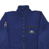 MOUNTAIN EQUIPMENT Mens Blue Outdoor Jacket M Polyester Blend Plain Zip Warm