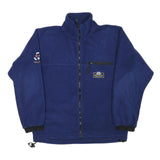 MOUNTAIN EQUIPMENT Mens Blue Outdoor Jacket M Polyester Blend Plain Zip Warm