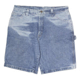 WRANGLER Mens Denim Blue Casual Shorts M W36 Carpenter Style Pocket Detail