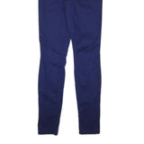 J BRAND Womens Cotton Blend Blue Slim Skinny Trousers W25 L29 Stylish Zip