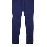 J BRAND Womens Cotton Blend Blue Slim Skinny Trousers W25 L29 Stylish Zip