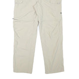 K-TEC Mens Polyester Blend Beige Regular Zip Cargo Trousers W37 L30 Casual