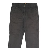DICKIES Mens Jeans Black Regular Straight Denim W35 L30 Workwear Casual