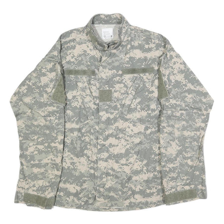 PROPPER International Inc Mens Grey Camouflage Jacket M Cotton Blend Military