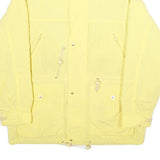 ASPEN Mens Yellow Nylon Outdoor Jacket S Zip Plain Lightweight
