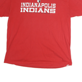 GENUINE MERCHANDISE Mens Red Indianapolis Indians Graphic T-Shirt XL Short