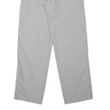 MJD Mens Cotton Blend Light Grey Regular Trousers W30 L31 Casual Zip Closure