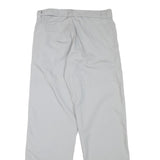 MJD Mens Cotton Blend Light Grey Regular Trousers W30 L31 Casual Zip Closure