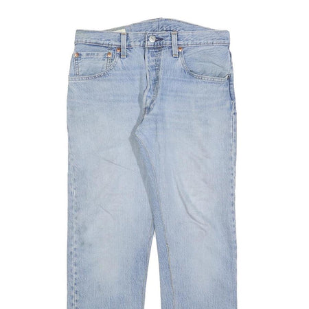 LEVI'S 501 Big E Mens Jeans Blue Regular Straight Denim Light W32 L27 Classic