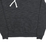 REEBOK Womens Black Pullover Sweatshirt S Cotton Crew Neck Casual Sportswear