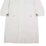 C&A Womens Cream Cotton Blend Button Jacket UK 14 Classic Plain Lightweight