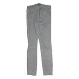 GUESS Womens Slim Fit Grey Denim Skinny Jeans W26 L25 Cotton Blend Zip