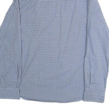 NAUTICA Mens Blue Check Shirt M Cotton Long Sleeve Button-Down Casual