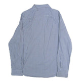 NAUTICA Mens Blue Check Shirt M Cotton Long Sleeve Button-Down Casual