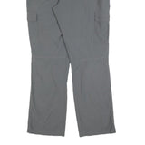 COLUMBIA Womens Polyester Blend Grey Regular Cargo Trousers W32 L32 Outdoor Zip