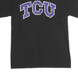 CHAMPION Mens Black TCU Graphic T-Shirt M Short Sleeve Crew Neck Cotton