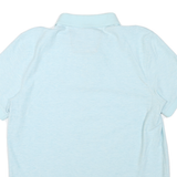 NAUTICA Mens Light Blue Polo Shirt Short Sleeve Cotton Blend L Classic Fit