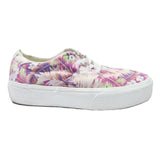 VANS Authentic Womens Platform Trainers Pink & Cream Synthetic UK 5.5 Summer
