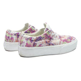 VANS Authentic Womens Platform Trainers Pink & Cream Synthetic UK 5.5 Summer