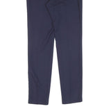 REISS Womens Cotton Navy Slim Tapered Trousers W26 L30 Smart Workwear