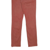 LEVI'S Womens Cotton Blend Rust Regular Straight Trousers W29 L32 Casual Smart