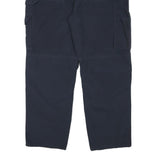 DICKIES Mens Cotton Blend Navy Relaxed Straight Trousers W34 L29 Workwear Cargo