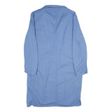 ESCO Mens Blue Cotton Casual Jacket XL Button Pocket Plain Lightweight