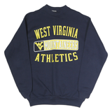 TULTEX Mens Navy Blue West Virginia Mountaineers Crew Neck M Sweatshirt