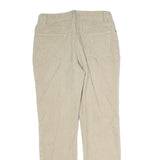 NEWPORT NEWS Womens Cotton Beige Regular Straight Trousers W30 L31 Classic Zip