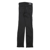 LEVI'S 314 Womens Jeans Black Slim Skinny Denim W24 L32 Zip Cotton Blend