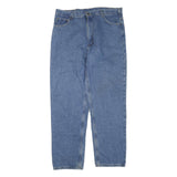 CARHARTT Mens Jeans Blue Regular Straight Denim Medium W40 L34 Workwear Zip