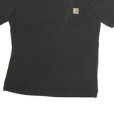 CARHARTT Mens Black Pocket T-Shirt M Short Sleeve Crew Neck Fish Graphic