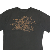 CARHARTT Mens Black Pocket T-Shirt M Short Sleeve Crew Neck Fish Graphic