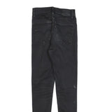 LEVI'S Womens Jeans Black Slim Skinny Denim Medium W26 L30 Stretch Cotton Blend
