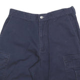 DICKIES Mens Navy Blue Cargo Shorts M W32 Utility Workwear Cotton Blend