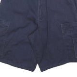 DICKIES Mens Navy Blue Cargo Shorts M W32 Utility Workwear Cotton Blend